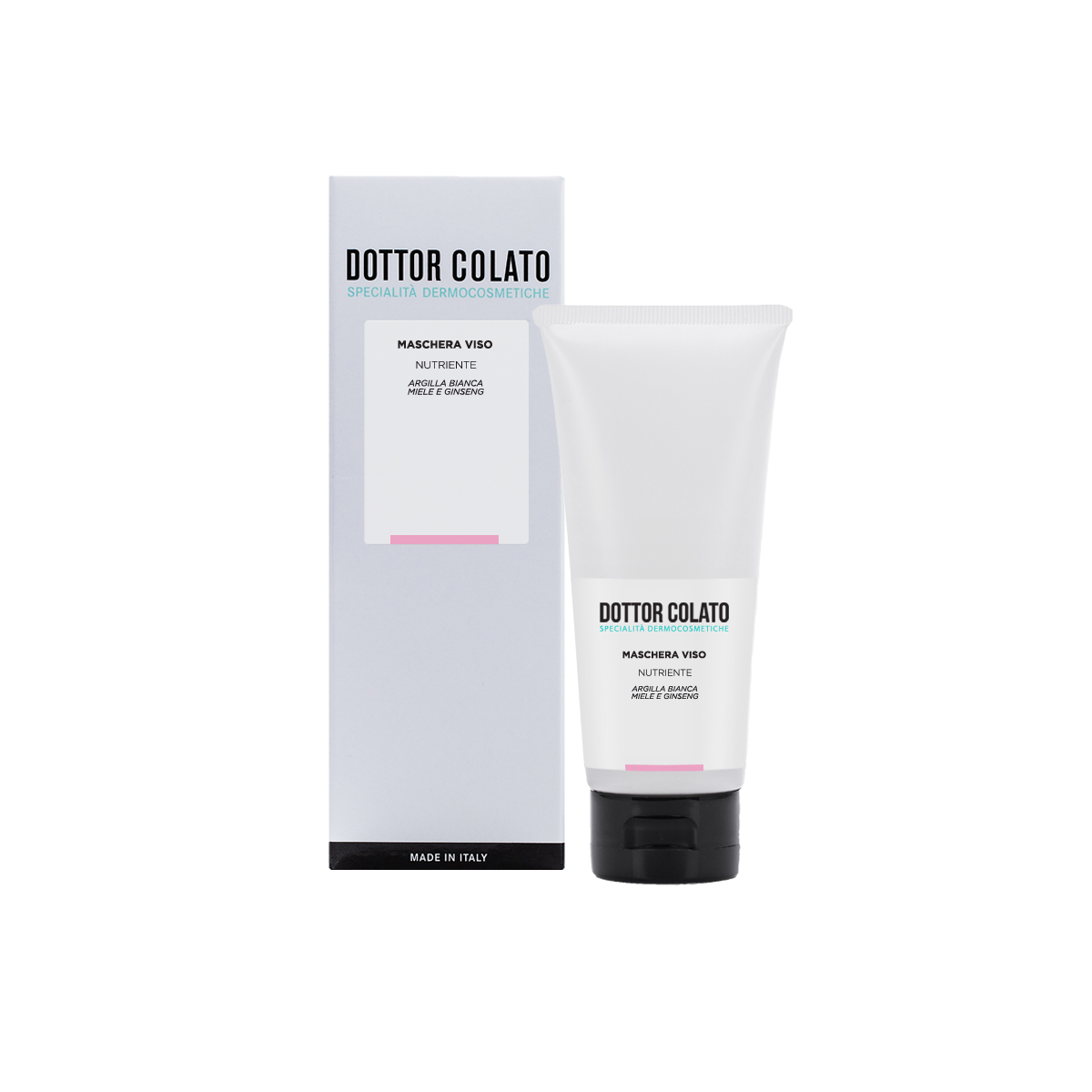 Dottor Colato Maschera Viso Nutriente Argilla Bianca Pelli Secche