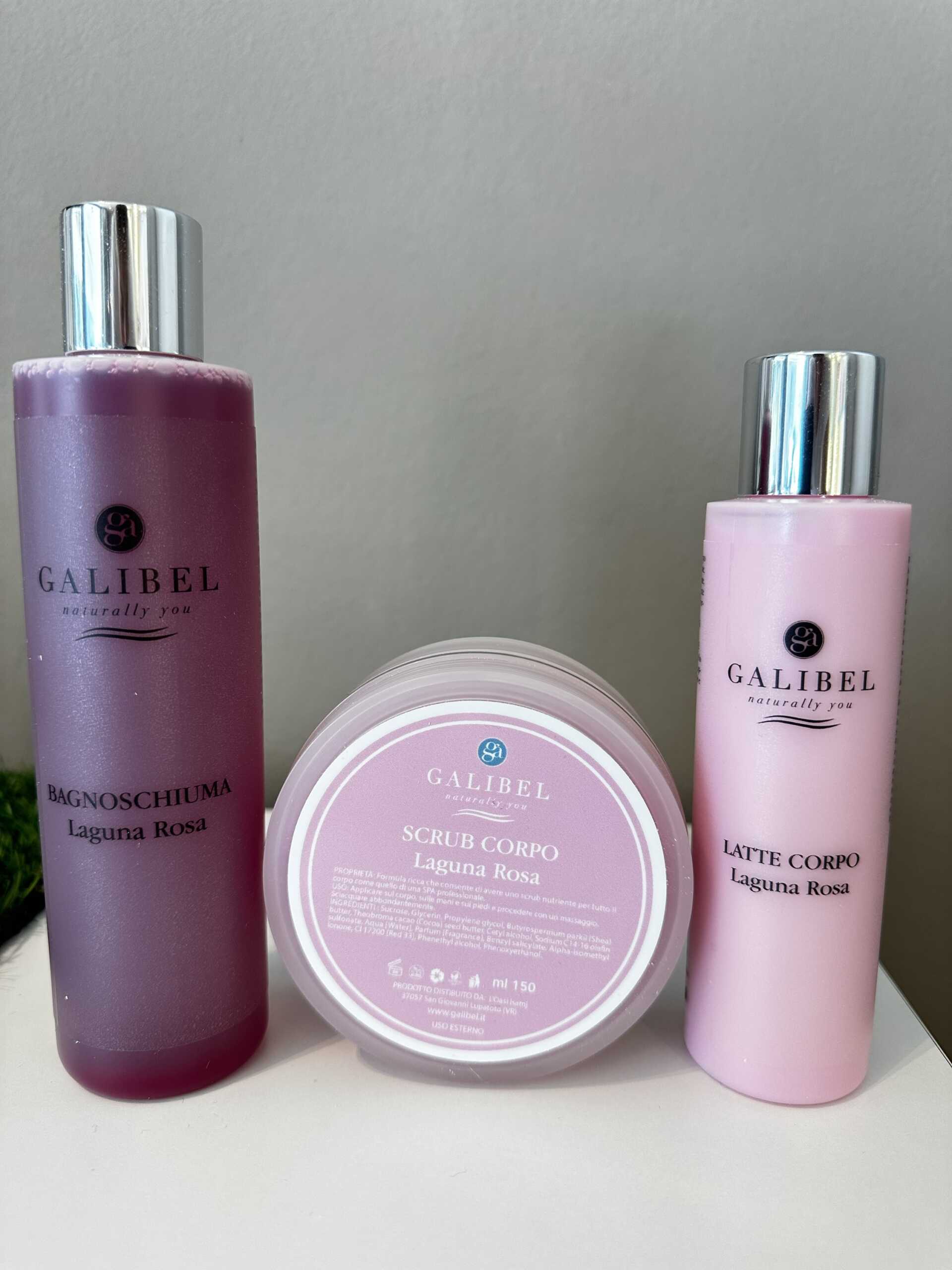Galibel Laguna Rosa scrub corpo al mango
