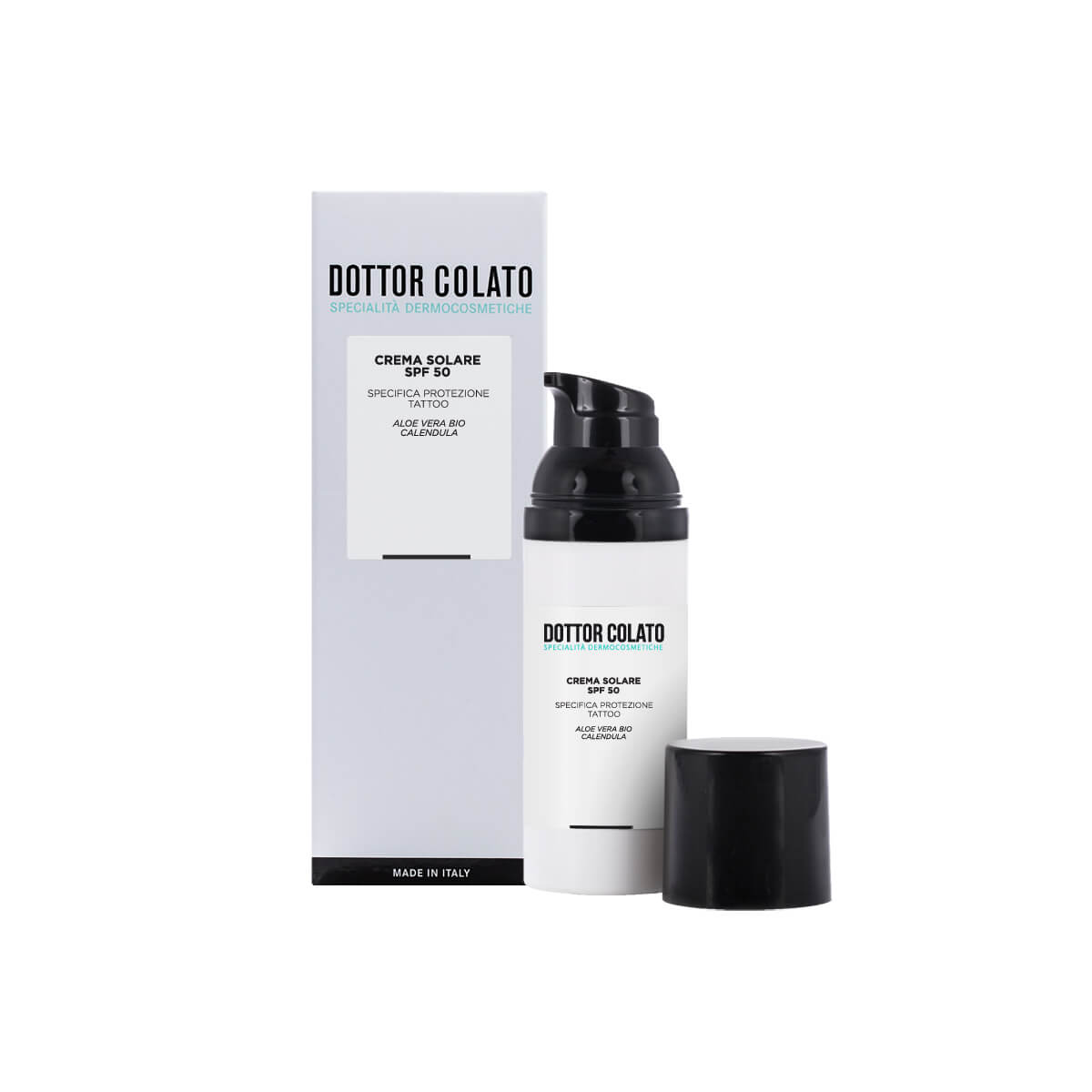 Dottor Colato Tattoo SPF 50 WR crema solare tattoo airless