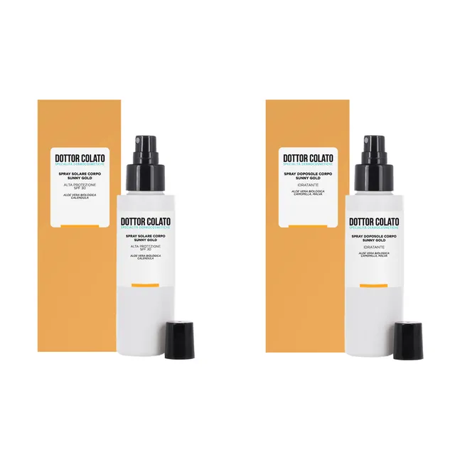 Dottor Colato Kit Solare Spray SPF 30 + Doposole Corpo Protezione