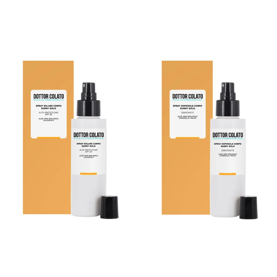 Dottor Colato Kit Solare Spray SPF 30 + Doposole Corpo Protezione