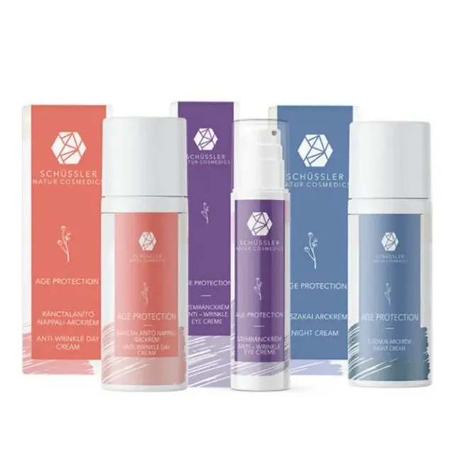 Schussler Age Protection kit viso antiage giorno notte occhi