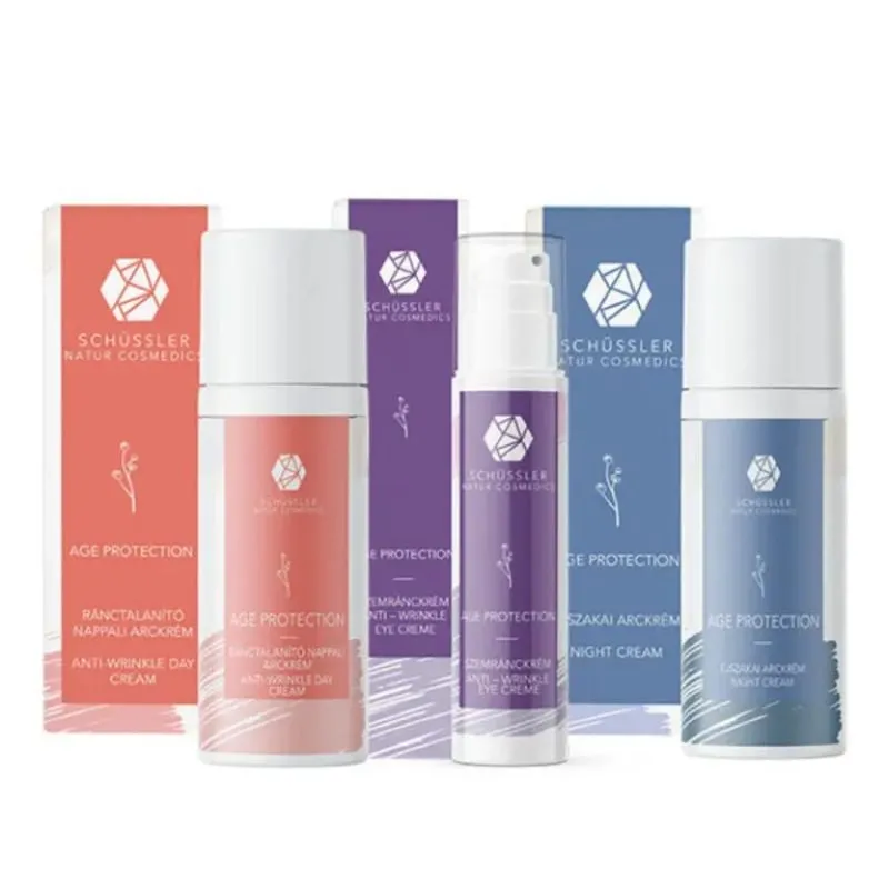 Schussler Age Protection kit viso antiage giorno notte occhi