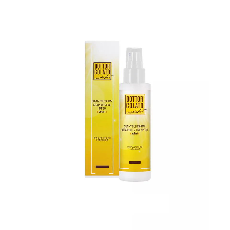 Dottor Colato Sunny Gold Spray Solare SPF 30 Alta Protezione
