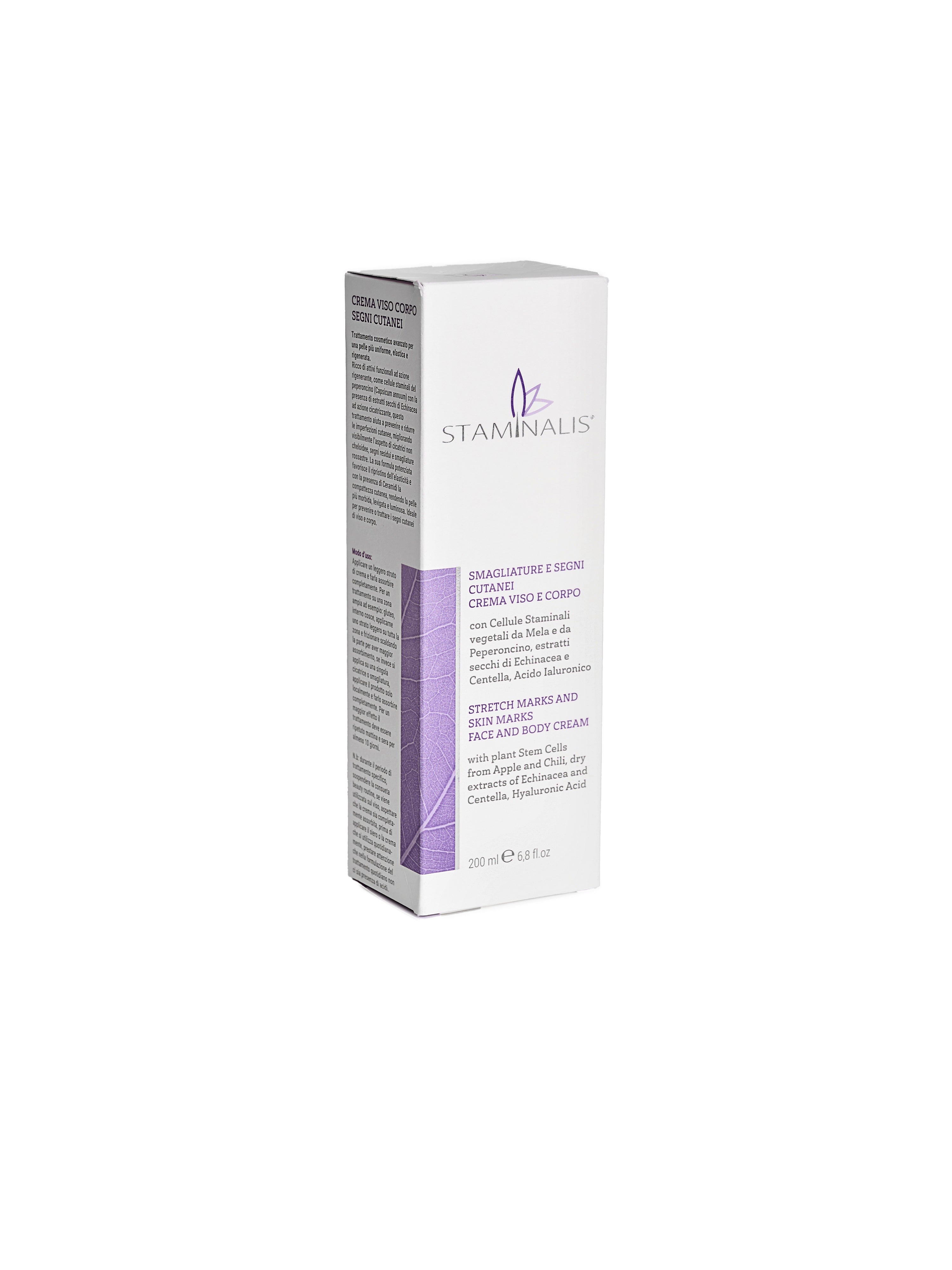 Staminalis Smagliature Crema Viso Corpo 200 ml Elastica