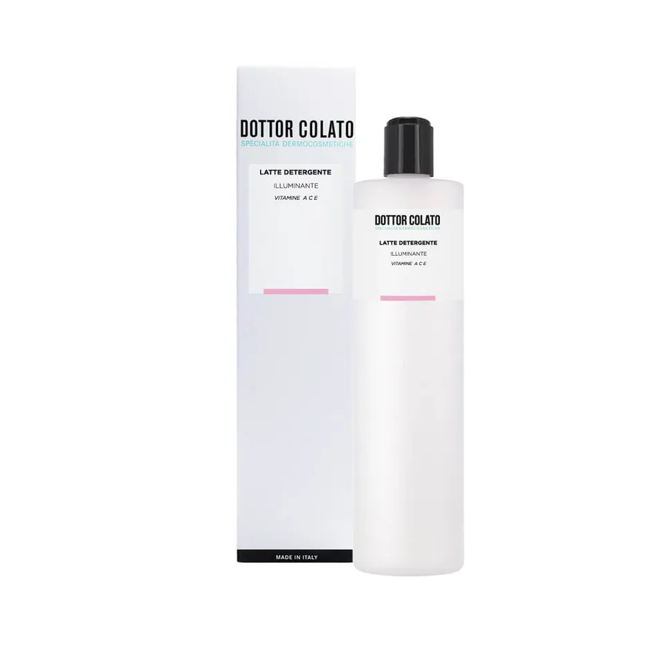 Dottor Colato latte detergente viso illuminante vitamine A C E