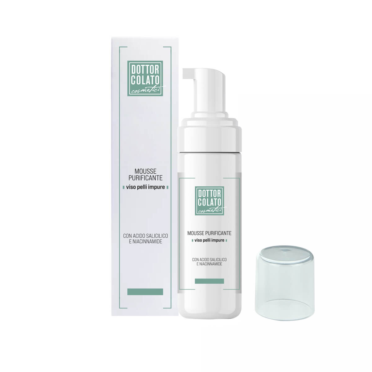 Dottor Colato Mousse Detergente Purificante Salicilico Niacinamide