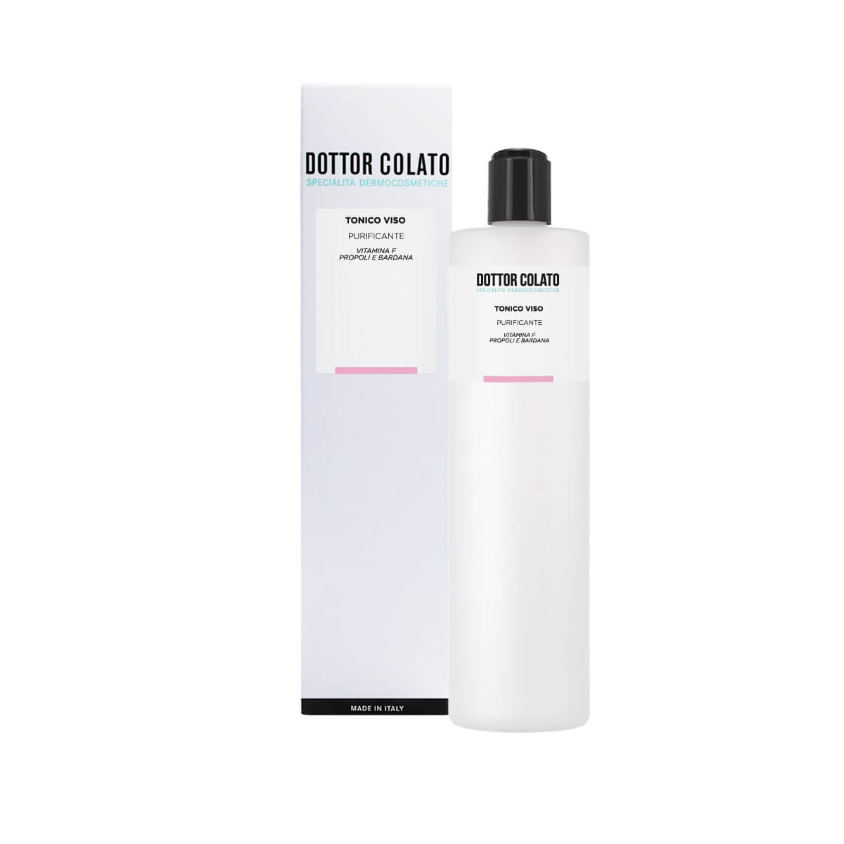 Dottor Colato Tonico Viso Vitamina F Propoli Bardana Pelli Grasse