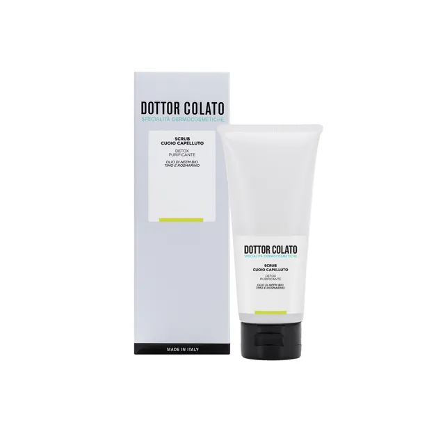 Dottor Colato Scrub Cuoio Capelluto Detox Olio di Neem Bio