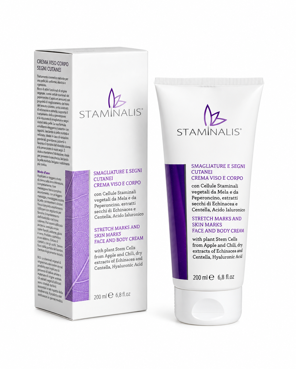 Staminalis Smagliature Crema Viso Corpo 200 ml Elastica