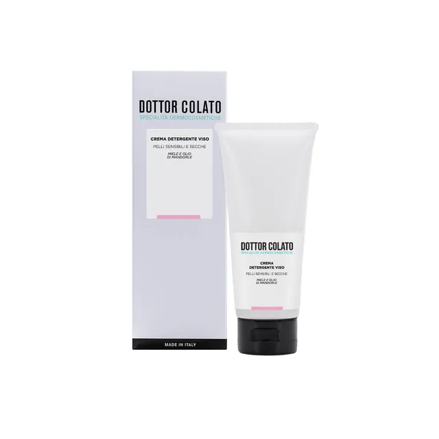 Dottor Colato Crema Detergente Viso Miele Mandorle pelli secche