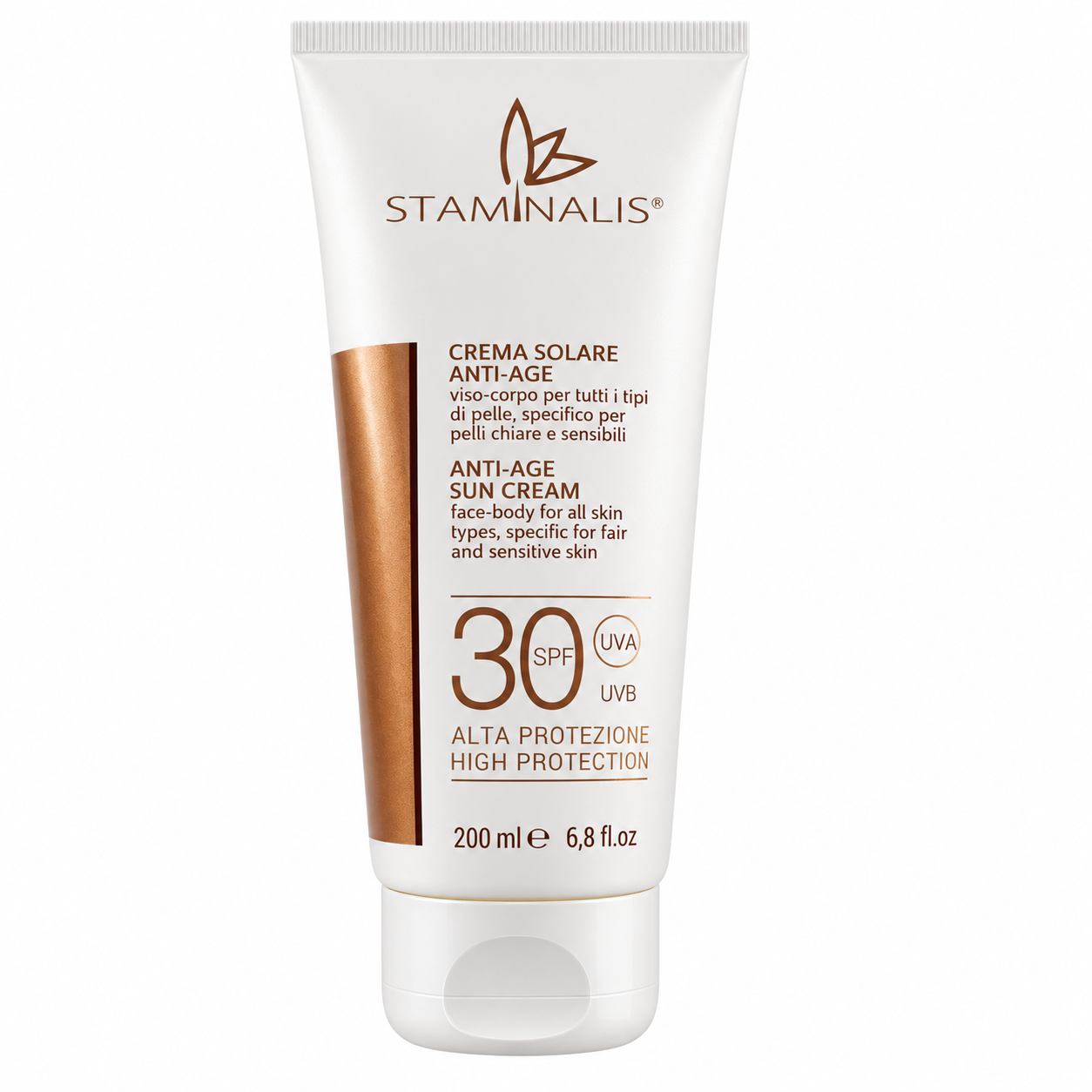 Staminalis Anti-Age SPF 30 crema solare viso e corpo 200 ml