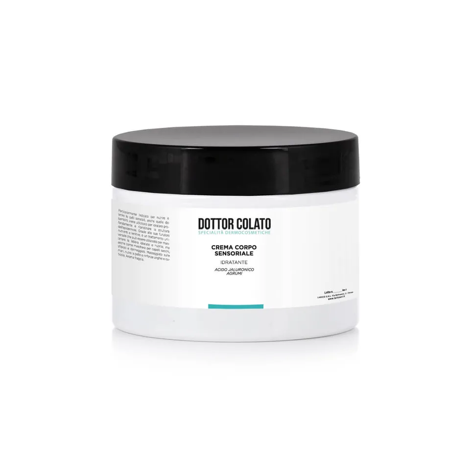 Dottor Colato Crema Corpo Sensoriale Agrumi Acido Ialuronico