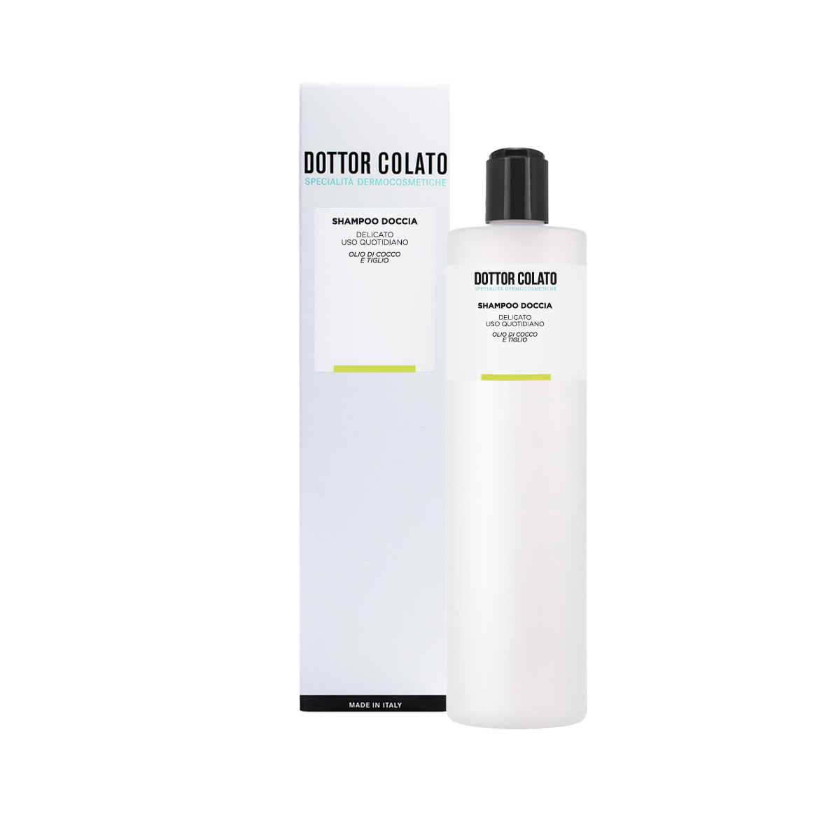 Dottor Colato Shampoo Doccia Delicato Olio di Cocco e Tiglio